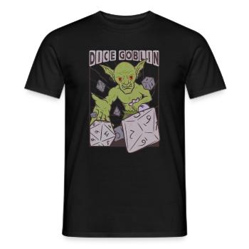 Dice Goblin Orc D20 Dice Design Für Ein Rpg Gamer - Männer T-Shirt - Schwarz - Vorne - AI Model Male 178 light (178cm)
