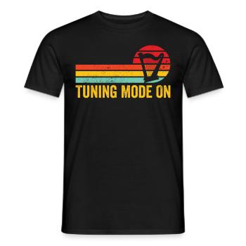 Harpiste Harpiste Rétro - T-shirt homme - noir - Devant - AI Model Male 178 light (178cm)