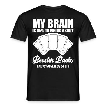Lustiges Sammelkartenspiel TCG - Männer T-Shirt - Schwarz - Vorne - AI Model Male 178 light (178cm)