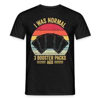 Fun TCG Retro Trading Card Game - Men's T-Shirt - black - Front - AI Model Male 178 light (178cm)