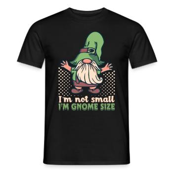 Jardin Gnome Jardin - T-shirt homme - noir - Devant - AI Model Male 178 light (178cm)