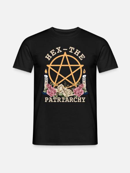 Le féminisme envoûte le patriarcat de manière féministe - T-shirt homme - noir