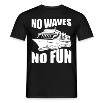 Drôle de bateau de croisière - T-shirt homme - noir - Devant - AI Model Male 178 light (178cm)