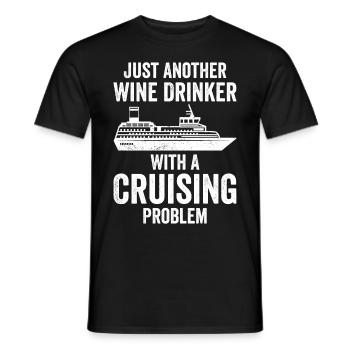 Lustiges Cruising - Männer T-Shirt - Schwarz - Vorne - AI Model Male 178 light (178cm)