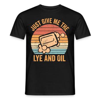 Lustige Seifenherstellung Seifenmacher - Männer T-Shirt - Schwarz - Vorne - AI Model Male 178 light (178cm)