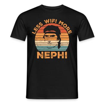 Lustiger Mormonen-Missionar LDS - Männer T-Shirt - Schwarz - Vorne - AI Model Male 178 light (178cm)