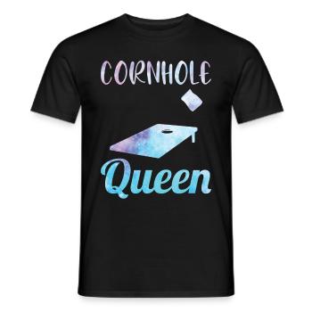 Trou de maïs Cornhole - T-shirt homme - noir - Devant - AI Model Male 178 light (178cm)