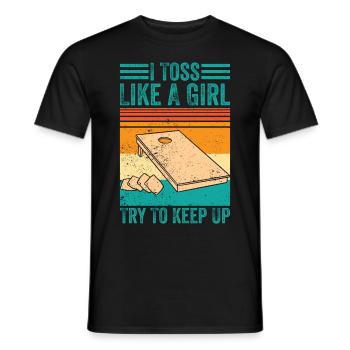 Drôle de trou de maïs - T-shirt homme - noir - Devant - AI Model Male 178 light (178cm)
