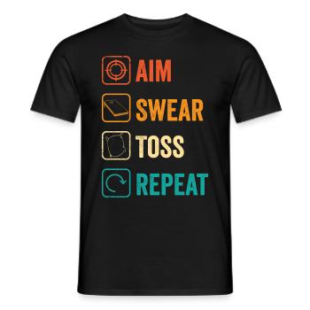 Drôle de trou de maïs Trou de maïs rétro - T-shirt homme - noir - Devant - AI Model Male 178 light (178cm)