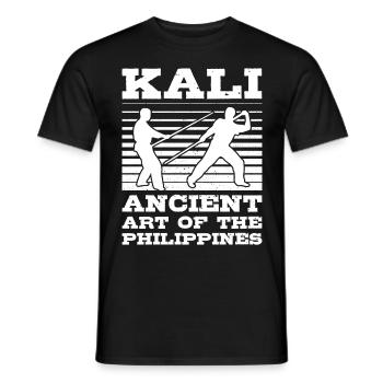 Kali Antike Kunst der Philippinen - Männer T-Shirt - Schwarz - Vorne - AI Model Male 178 light (178cm)