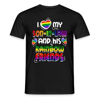 J’aime mon gendre et son - T-shirt homme - noir - Devant - AI Model Male 178 light (178cm)