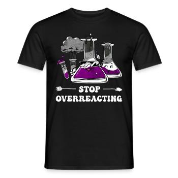 Asexual Pride Ace Flag Science Teacher - T-shirt homme - noir - Devant - AI Model Male 178 light (178cm)