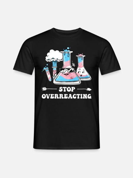 Transgender Trans Flag Science Teacher - Men's T-Shirt - black