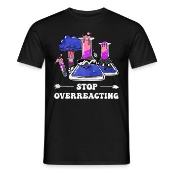 Gender Fluid Pride Flag Chemistry Teacher - Men's T-Shirt - black - Front - AI Model Male 178 light (178cm)