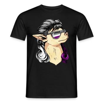 Asexual Pride Ace Flag Mullet Chihuahua Dog S - T-shirt homme - noir - Devant - AI Model Male 178 light (178cm)
