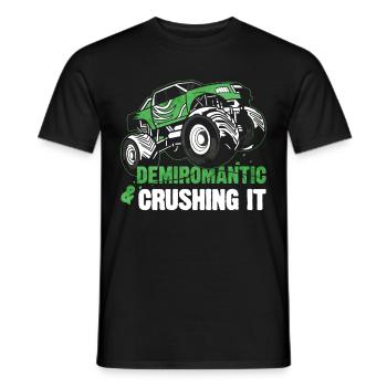 Demiromantic Pride Monster Truck - T-shirt homme - noir - Devant - AI Model Male 178 light (178cm)
