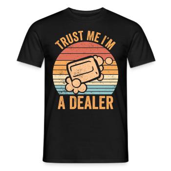 Fabricant de savon amusant - T-shirt homme - noir - Devant - AI Model Male 178 light (178cm)