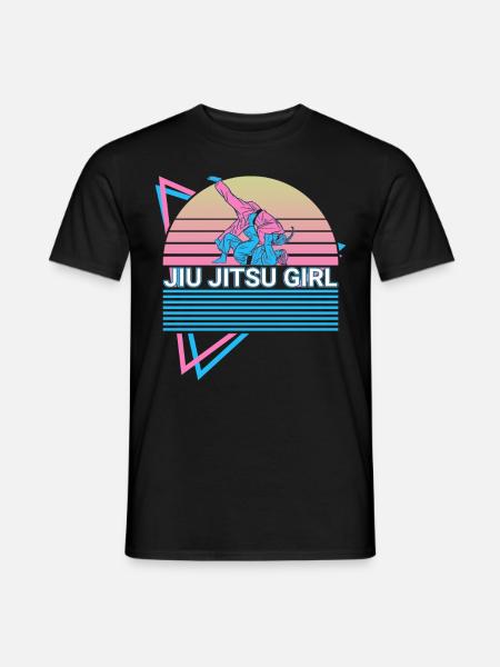 Jiu Jitsu BJJ Retro - Men's T-Shirt - black