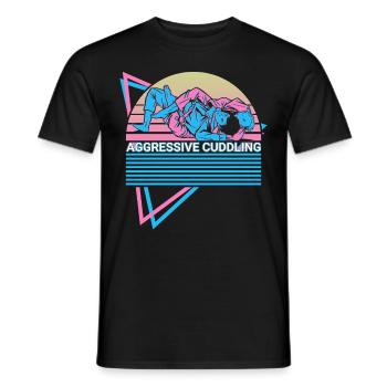 Jiu Jitsu amusant BJJ Rétro - T-shirt homme - noir - Devant - AI Model Male 178 light (178cm)
