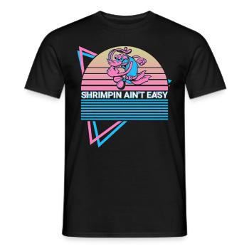 Lustiges Jiu Jitsu BJJ Retro - Männer T-Shirt - Schwarz - Vorne - AI Model Male 178 light (178cm)