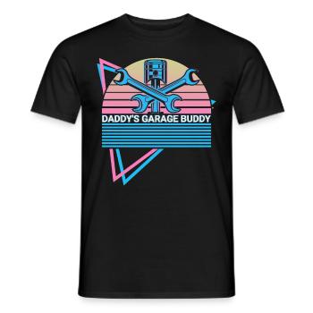 Drôle de mécanicien fils père - T-shirt homme - noir - Devant - AI Model Male 178 light (178cm)