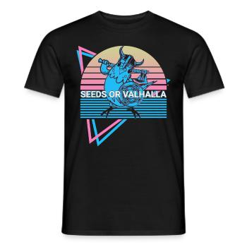 Wellensittich Sittich Retro - Männer T-Shirt - Schwarz - Vorne - AI Model Male 178 light (178cm)