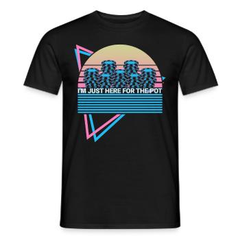 Joueur de poker Rétro - T-shirt homme - noir - Devant - AI Model Male 178 light (178cm)