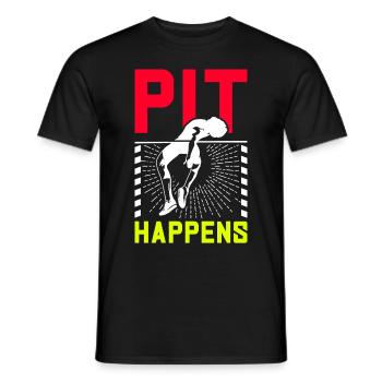 Saut à la perche Saut à la perche - T-shirt homme - noir - Devant - AI Model Male 178 light (178cm)