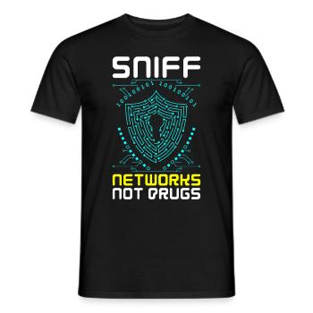 Cybersicherheit Hacking IT - Männer T-Shirt - Schwarz - Vorne - AI Model Male 178 light (178cm)
