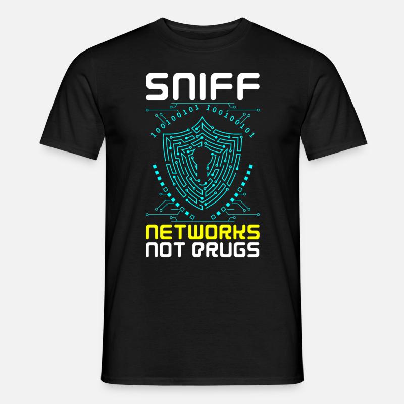 Cybersicherheit Hacking IT - Männer T-Shirt - Schwarz
