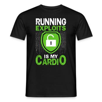 Cybersicherheit Hacking IT - Männer T-Shirt - Schwarz - Vorne - AI Model Male 178 light (178cm)