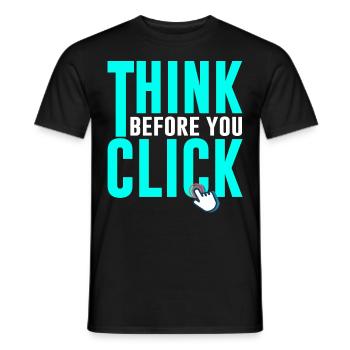 Cybersicherheit Hacking IT - Männer T-Shirt - Schwarz - Vorne - AI Model Male 178 light (178cm)