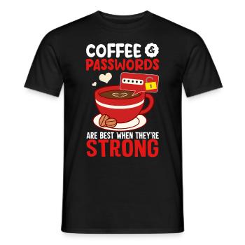 Cybersicherheit Hacking IT - Männer T-Shirt - Schwarz - Vorne - AI Model Male 178 light (178cm)