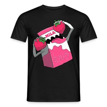 Bizarro Fiktion Ästhetik Weirdcore Kawaii - Männer T-Shirt - Schwarz - Vorne - AI Model Male 178 light (178cm)
