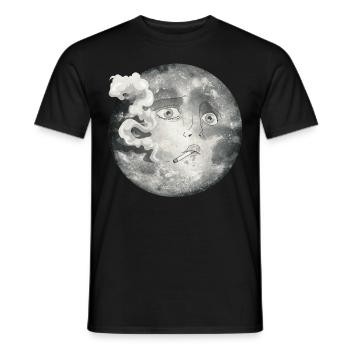 Whimsigoth Ästhetik Soft Grunge Emo Goth Rauchen - Männer T-Shirt - Schwarz - Vorne - AI Model Male 178 light (178cm)