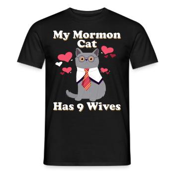 Mormone LDS-Missionar - Männer T-Shirt - Schwarz - Vorne - AI Model Male 178 light (178cm)