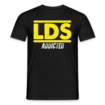 Lustiger Mormonen-Heilige der Letzten Tage Mission - Männer T-Shirt - Schwarz - Vorne - AI Model Male 178 light (178cm)