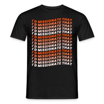Mormone LDS-Missionar - Männer T-Shirt - Schwarz - Vorne - AI Model Male 178 light (178cm)