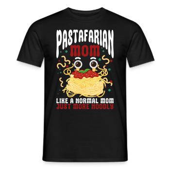 Fliegendes Spaghettimonster FSM - Männer T-Shirt - Schwarz - Vorne - AI Model Male 178 light (178cm)
