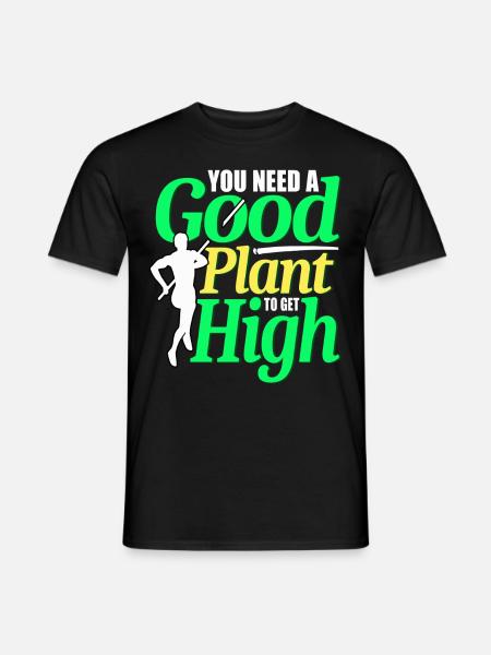 Pole vault Pole vaulter - Men's T-Shirt - black