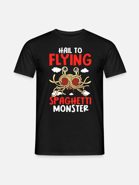 FSM Pastafarian - Men's T-Shirt - black