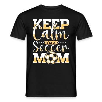 Fußball-Mutter Gameday Soccer Mom - Männer T-Shirt - Schwarz - Vorne - AI Model Male 178 light (178cm)