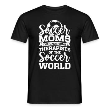 Fußball-Mutter Gameday Soccer Mom - Männer T-Shirt - Schwarz - Vorne - AI Model Male 178 light (178cm)