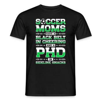 Fußball-Mutter Gameday Soccer Mom - Männer T-Shirt - Schwarz - Vorne - AI Model Male 178 light (178cm)