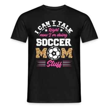 Fußball-Mutter Gameday Soccer Mom - Männer T-Shirt - Schwarz - Vorne - AI Model Male 178 light (178cm)