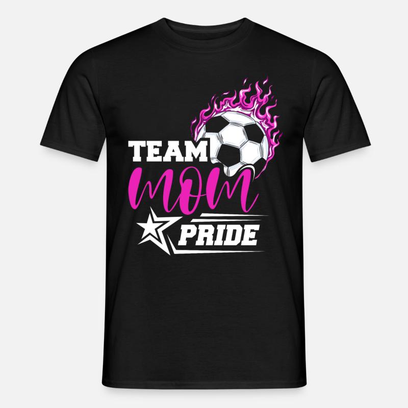 Fußball-Mutter Gameday Soccer Mom - Männer T-Shirt - Schwarz
