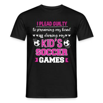 Fußball-Mutter Gameday Soccer Mom - Männer T-Shirt - Schwarz - Vorne - AI Model Male 178 light (178cm)