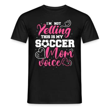 Fußball-Mutter Gameday Soccer Mom - Männer T-Shirt - Schwarz - Vorne - AI Model Male 178 light (178cm)