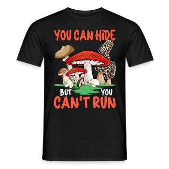 Chasseur de champignons chasse aux champignons - T-shirt homme - noir - Devant - AI Model Male 178 light (178cm)