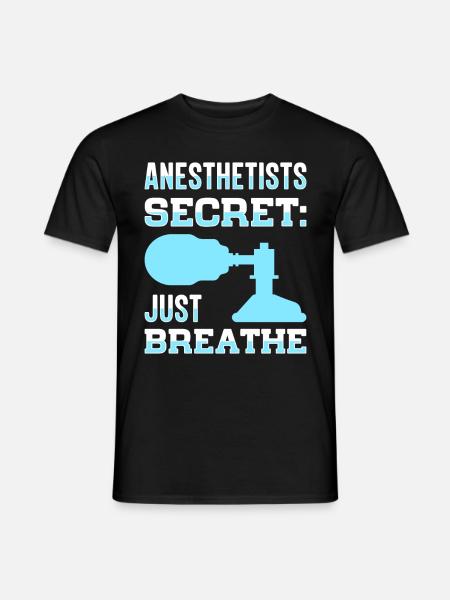 Anestesista Anestesista Anestesiologia Anestesista - T-shirt uomo - nero